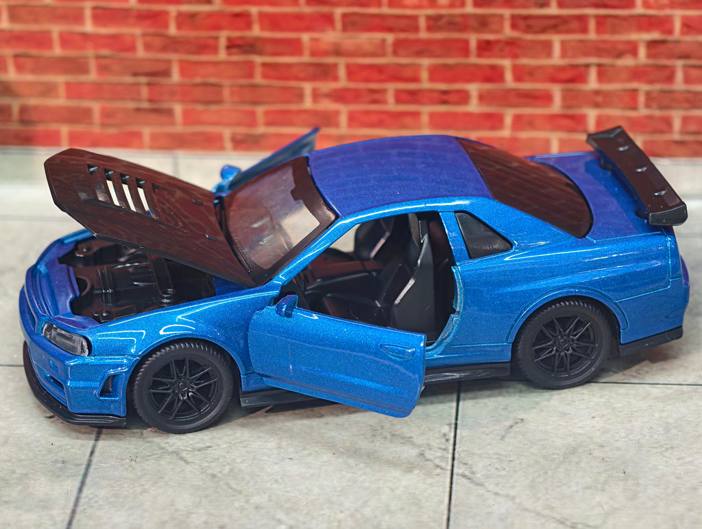 Nissan Skyline R34 1:36 Scale Premium Detailing