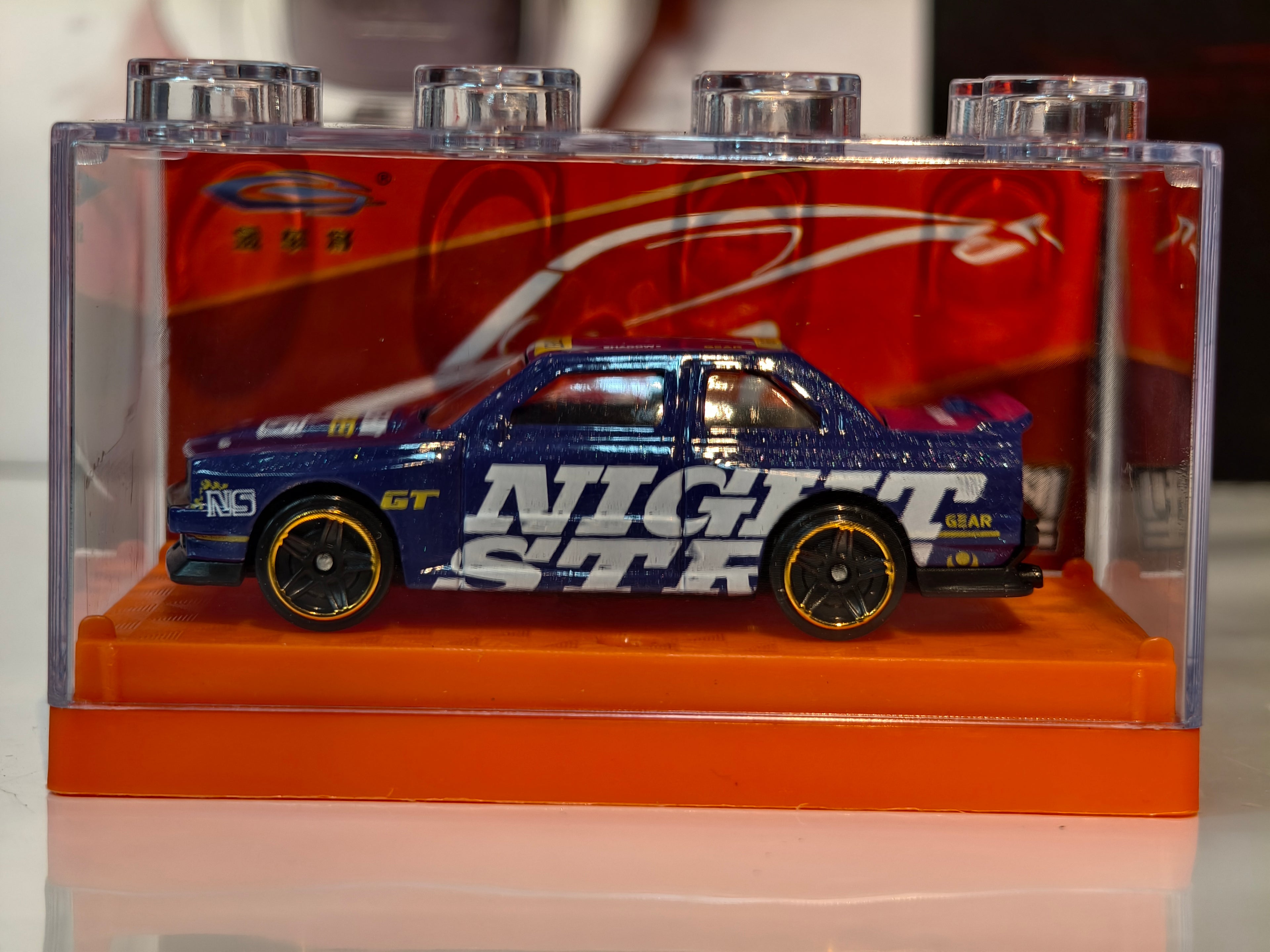 BMW E30 1:64 Scale in Acrylic Box