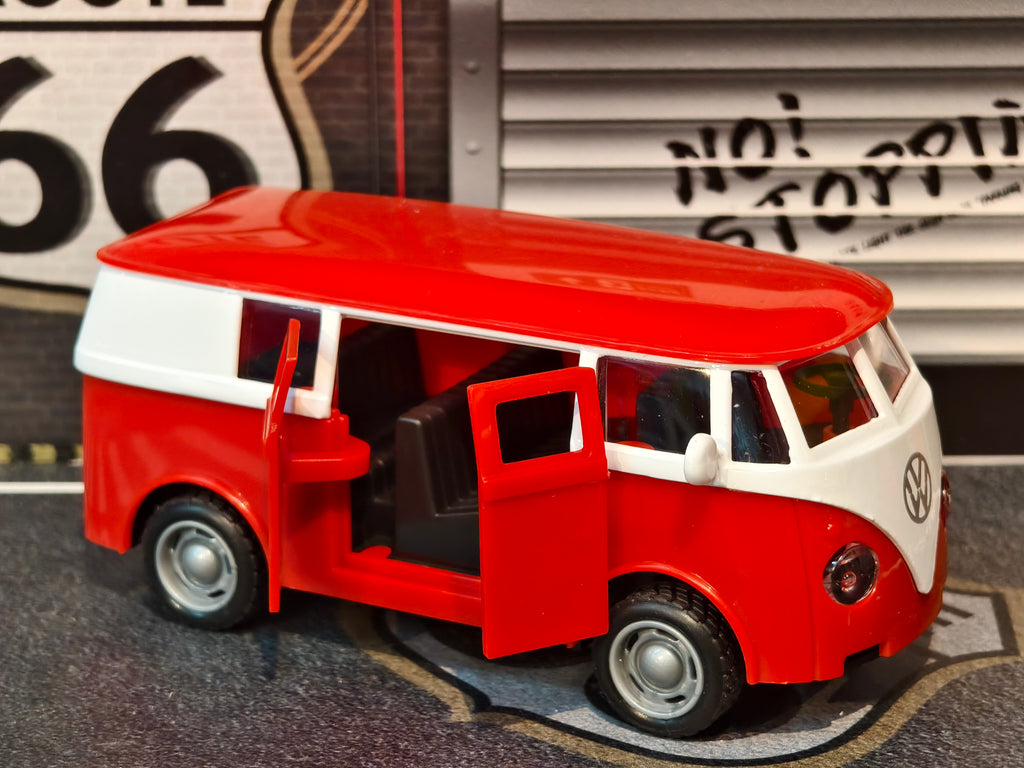 Volkswagen Kombi Van 1:36 Scale with Light and Sound Box Piece
