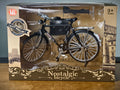 Vintage Diecast Cycle Model with Briefcase and Pump