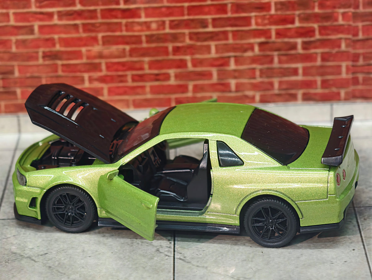Nissan Skyline R34 1:36 Scale Premium Detailing
