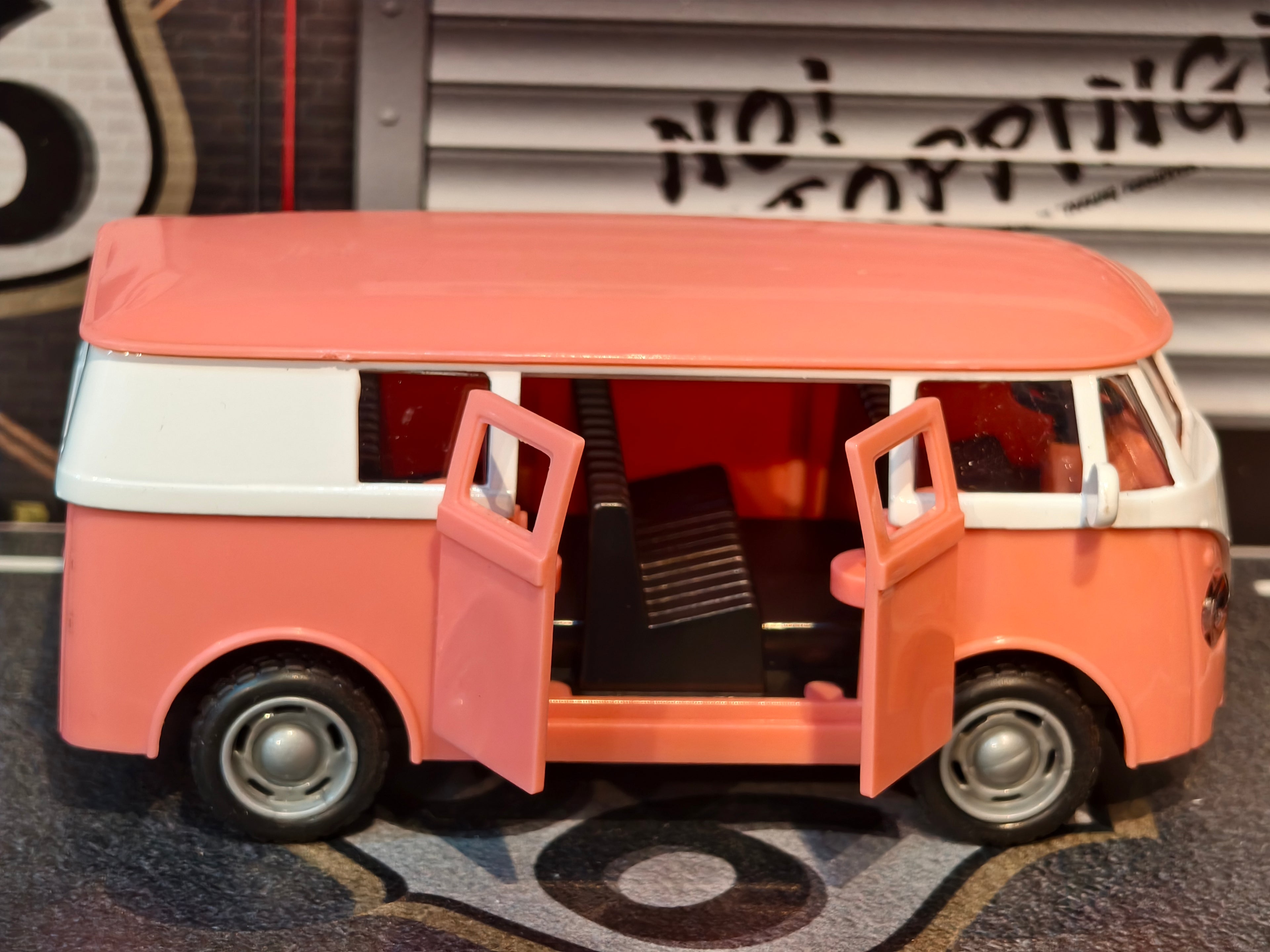 Volkswagen Kombi Van 1:36 Scale with Light and Sound Box Piece
