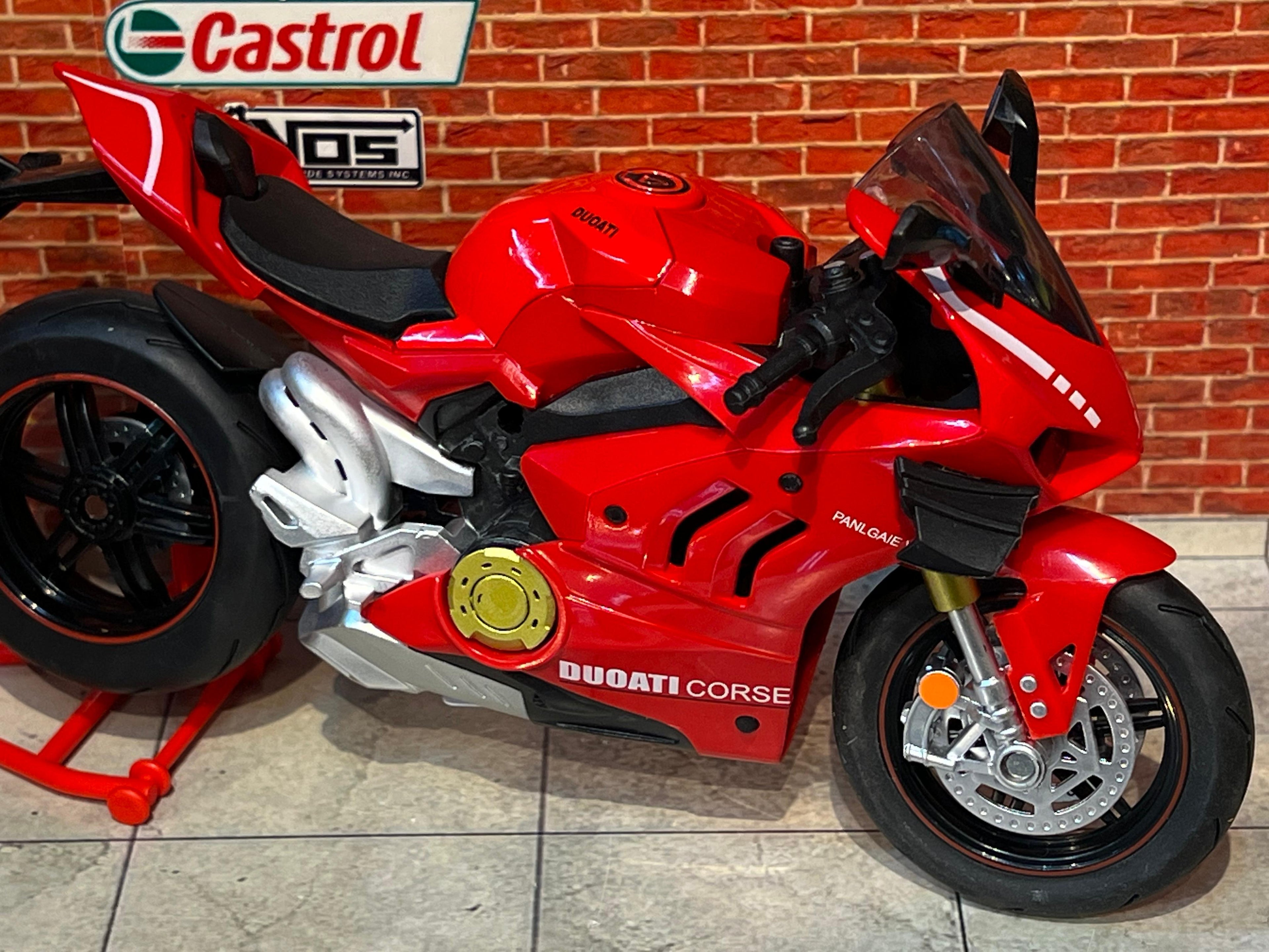 Ducati Panigale V4 1:10 scale with Paddock Stand