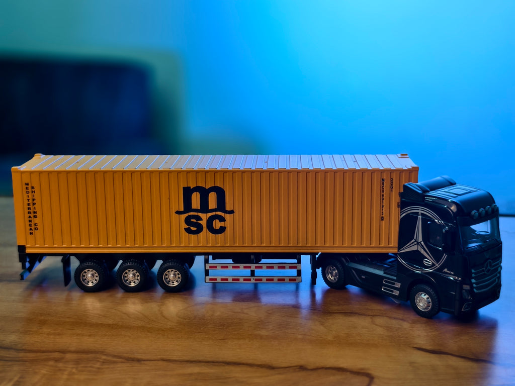 Mercedes-Benz Actros container truck (tractor-trailer) 1:50 Scale Big Size