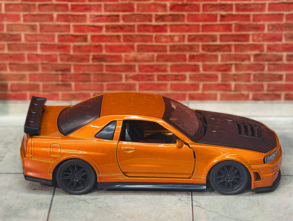 Nissan Skyline R34 1:36 Scale Premium Detailing