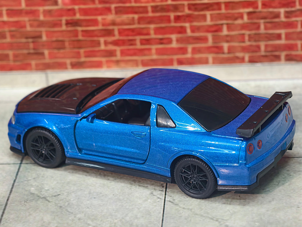 Nissan Skyline R34 1:36 Scale Premium Detailing