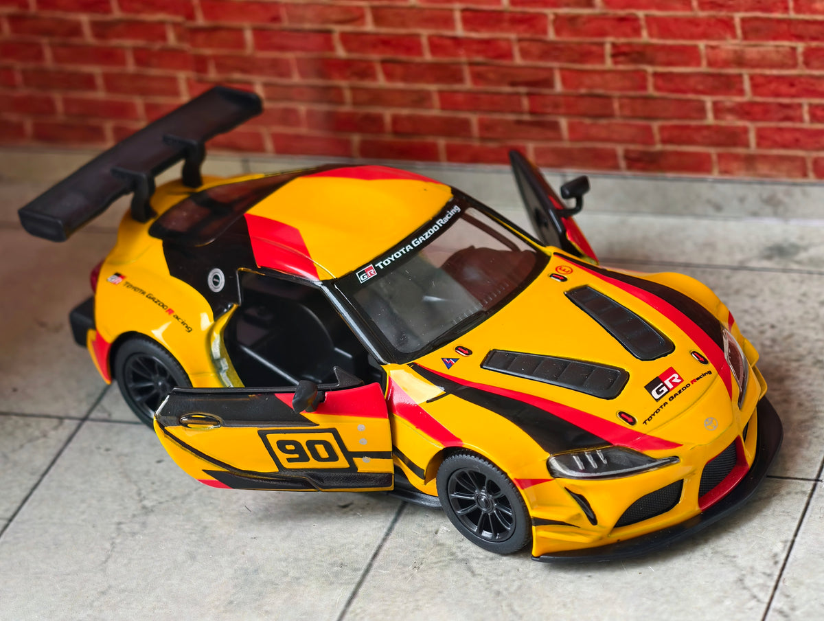 Kinsmart Official LicensedToyota GR Supra (A90) Gazoo Racing Edition – 1:36 Scale