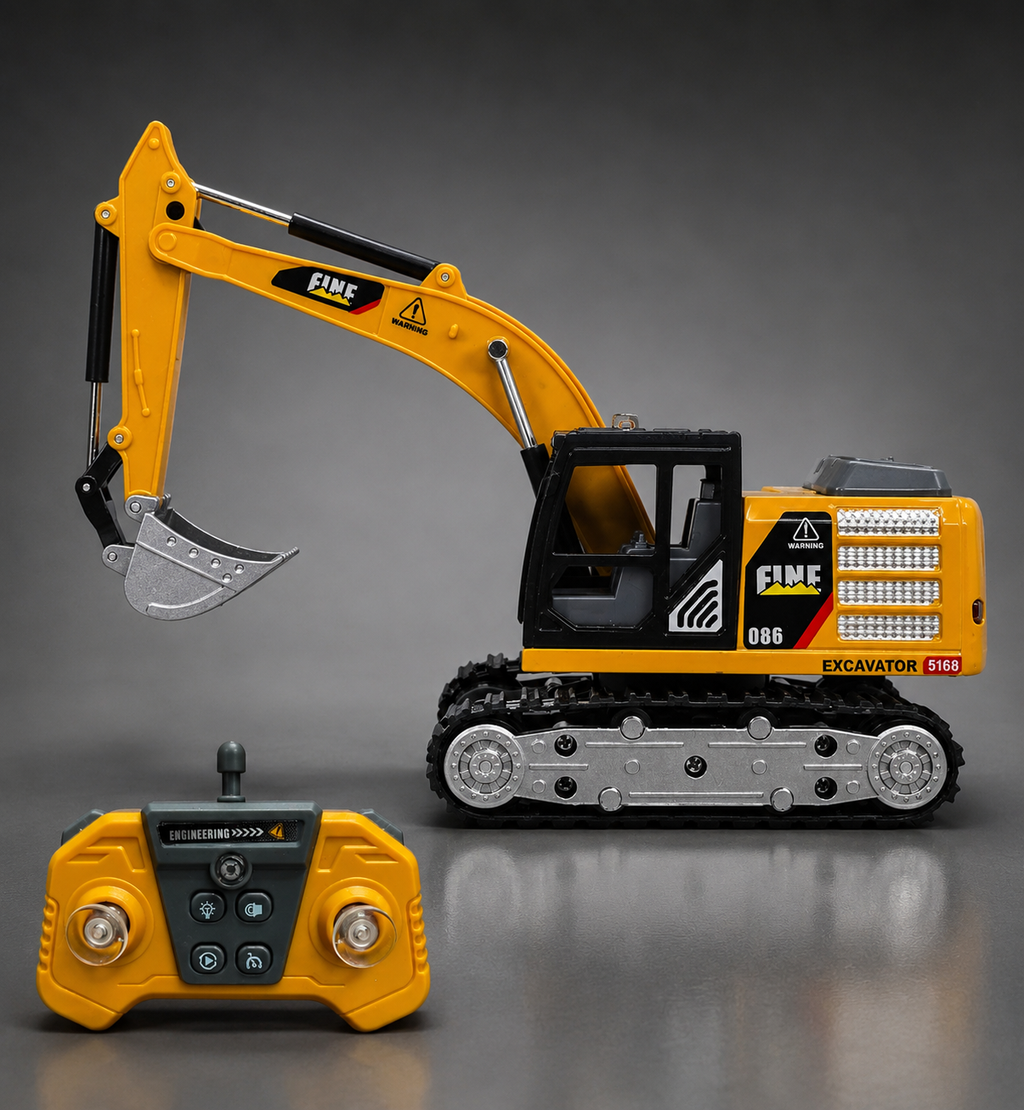 Trasped 1:64 Scale Mini Excavator 2.4 GHz Remote Control