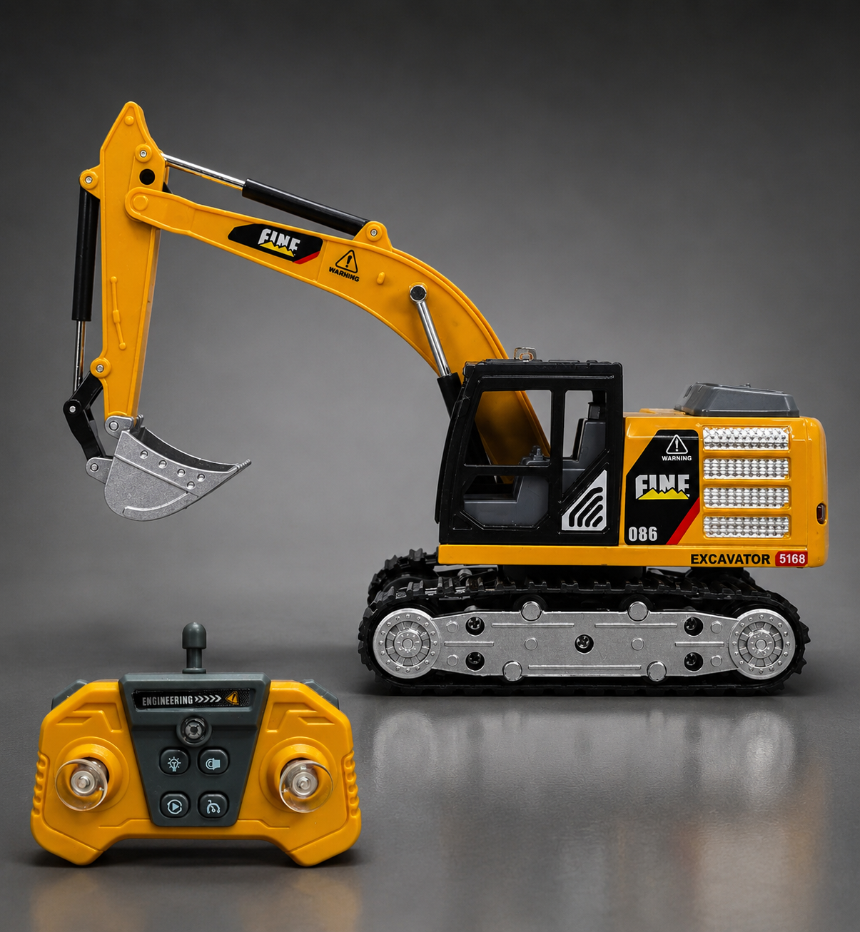 Trasped 1:64 Scale Mini Excavator 2.4 GHz Remote Control