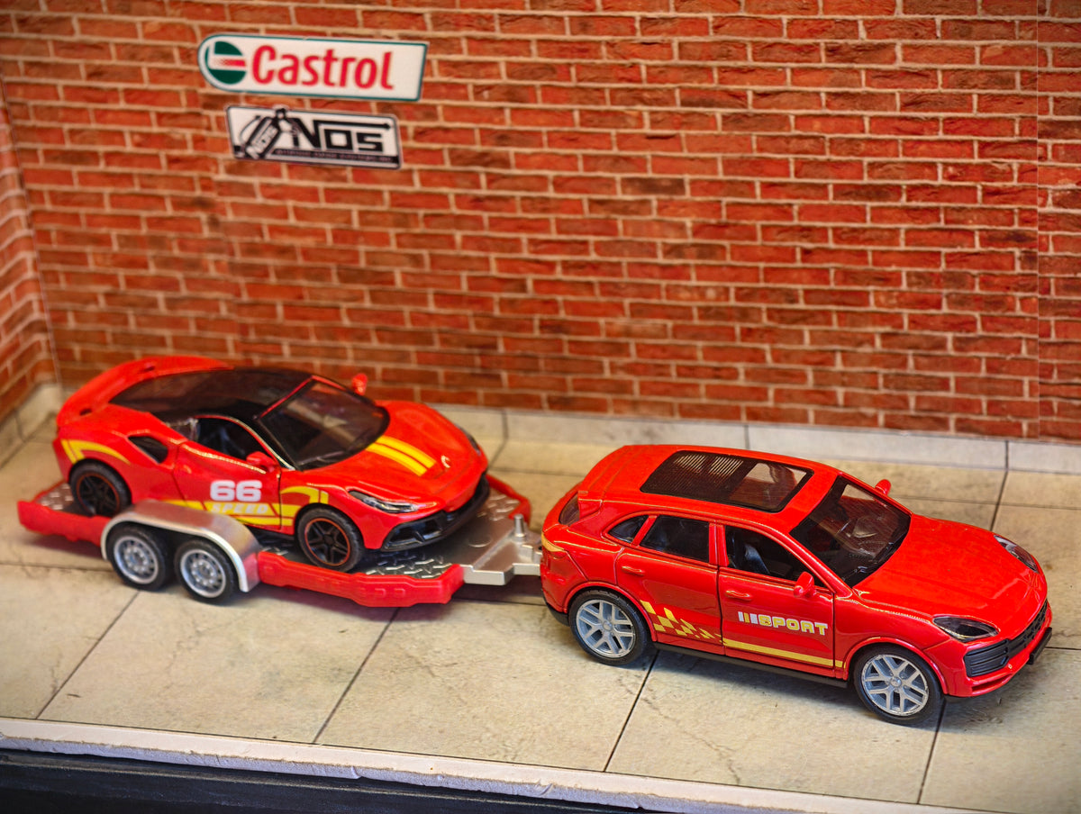 Towing Vehicle Combo Set 1:43 Scale