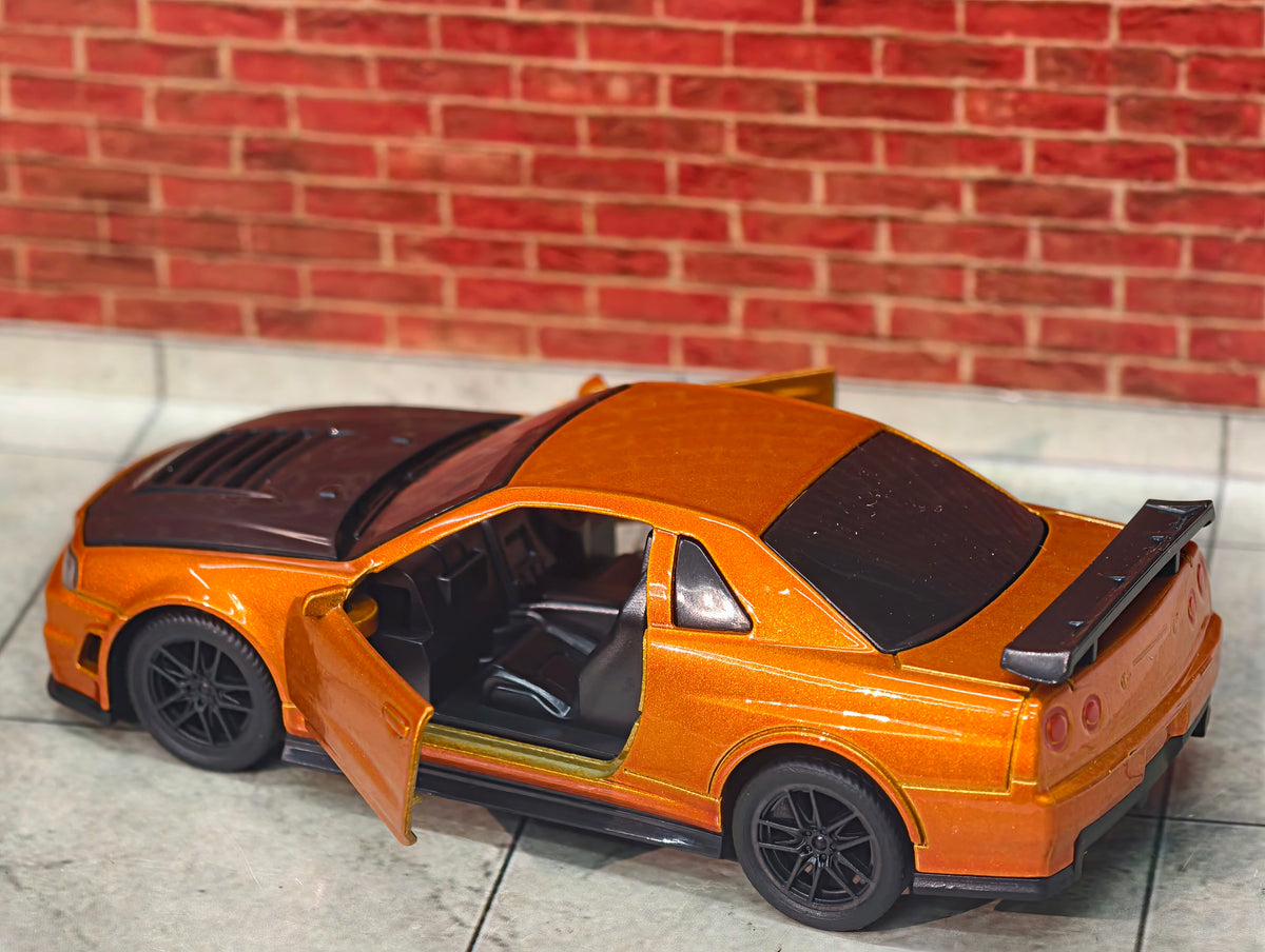 Nissan Skyline R34 1:36 Scale Premium Detailing