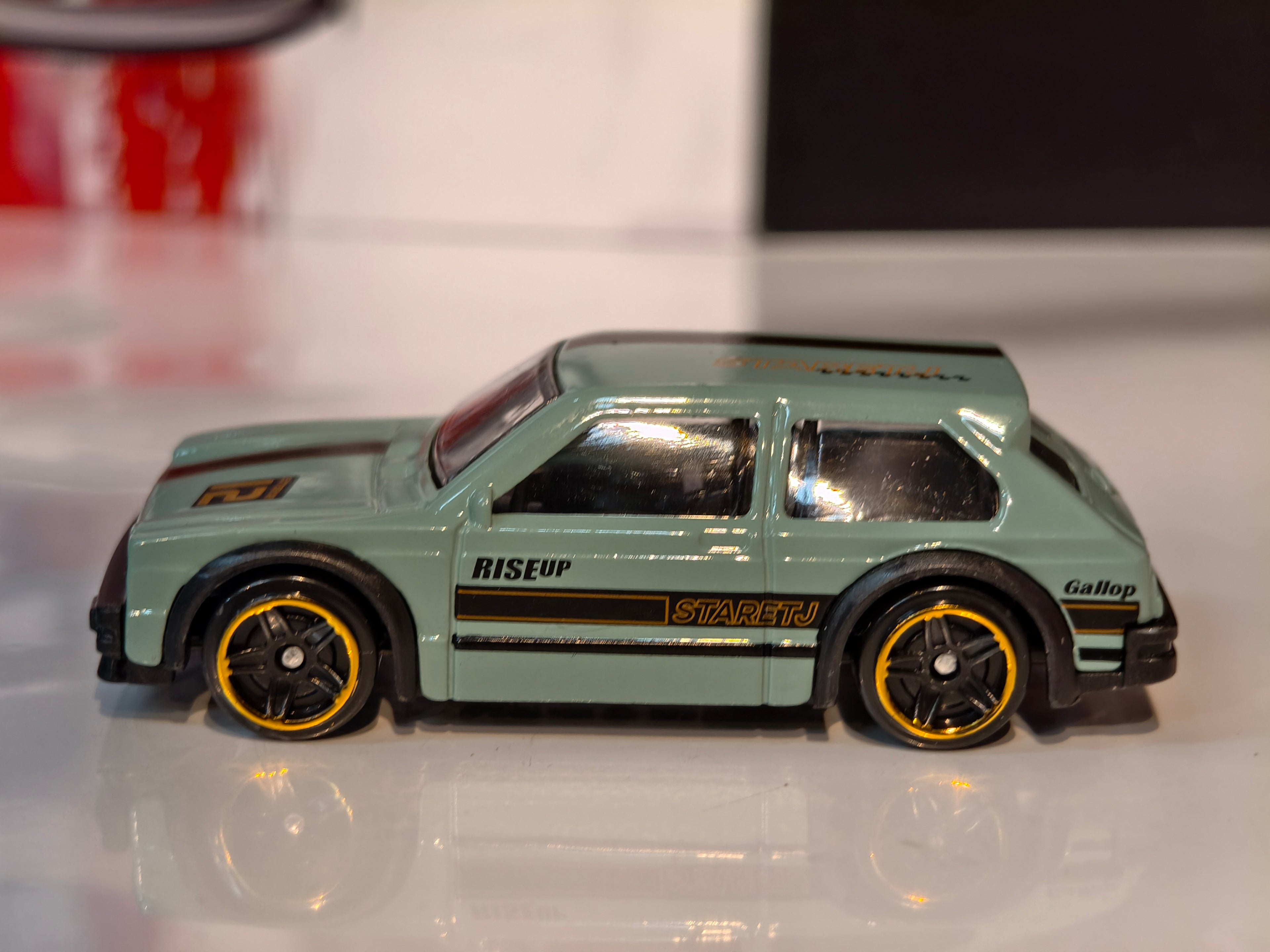 Volkswagen Golf MK1 1:64 Scale in Acrylic Box