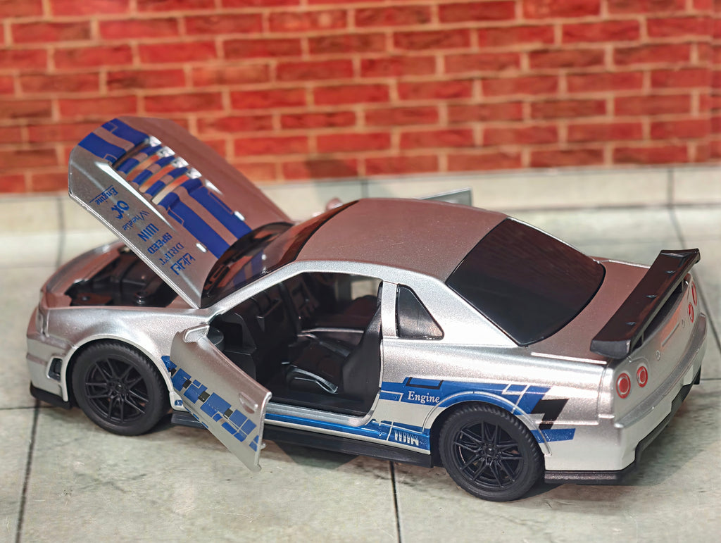 Nissan Skyline R34 1:36 Scale Premium Detailing