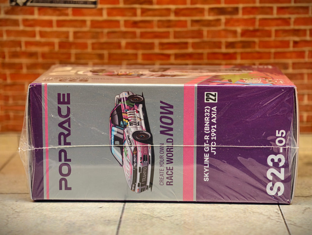 POPRACE Official Licensed Nissan Skyline GT-R (BNR32) #22 AXIA Group A (1991 JTC) 1:64 Scale