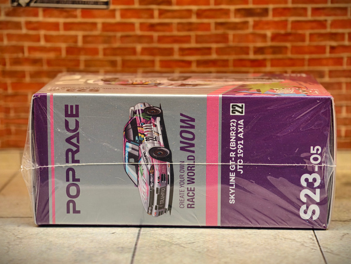 POPRACE Official Licensed Nissan Skyline GT-R (BNR32) #22 AXIA Group A (1991 JTC) 1:64 Scale