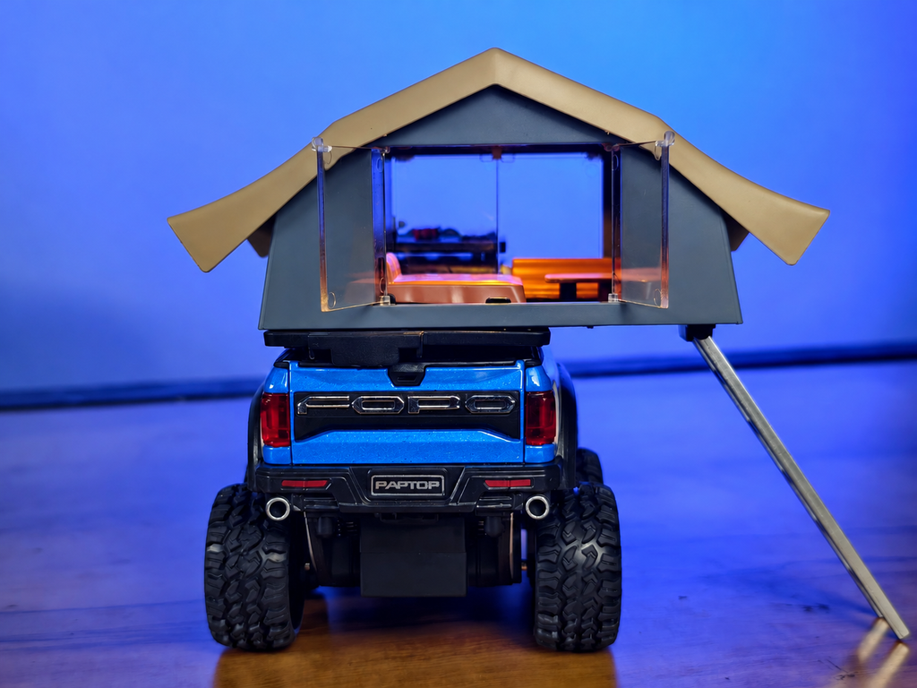 Ford Raptor F-150 Camper 1:24 Scale