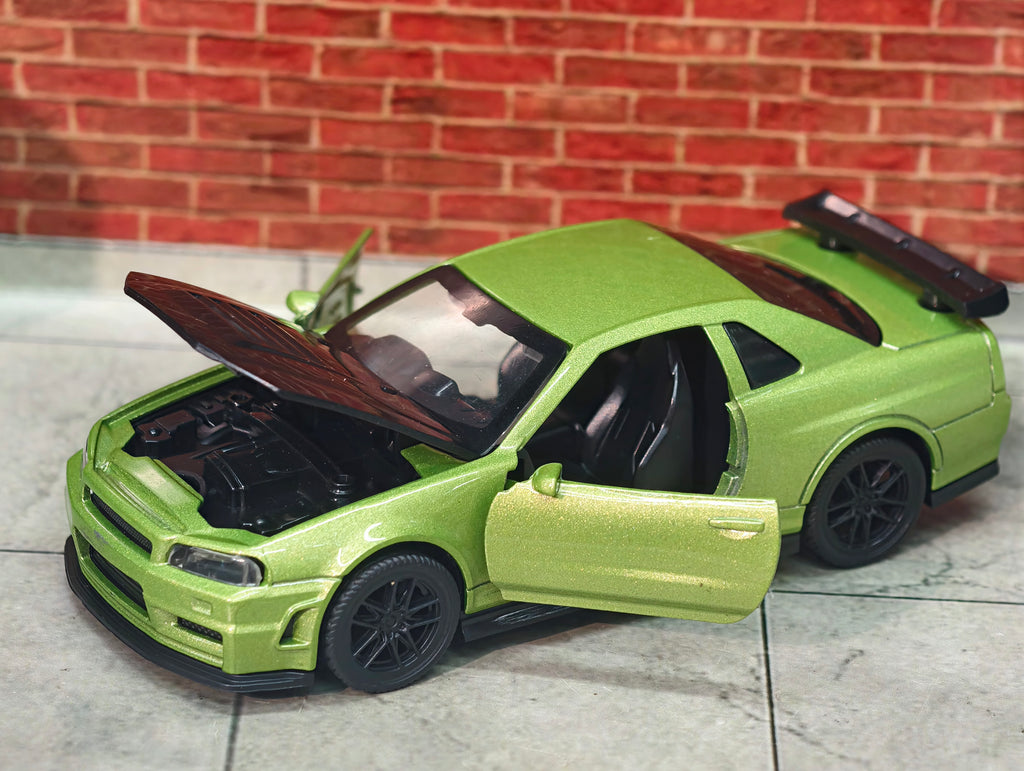 Nissan Skyline R34 1:36 Scale Premium Detailing
