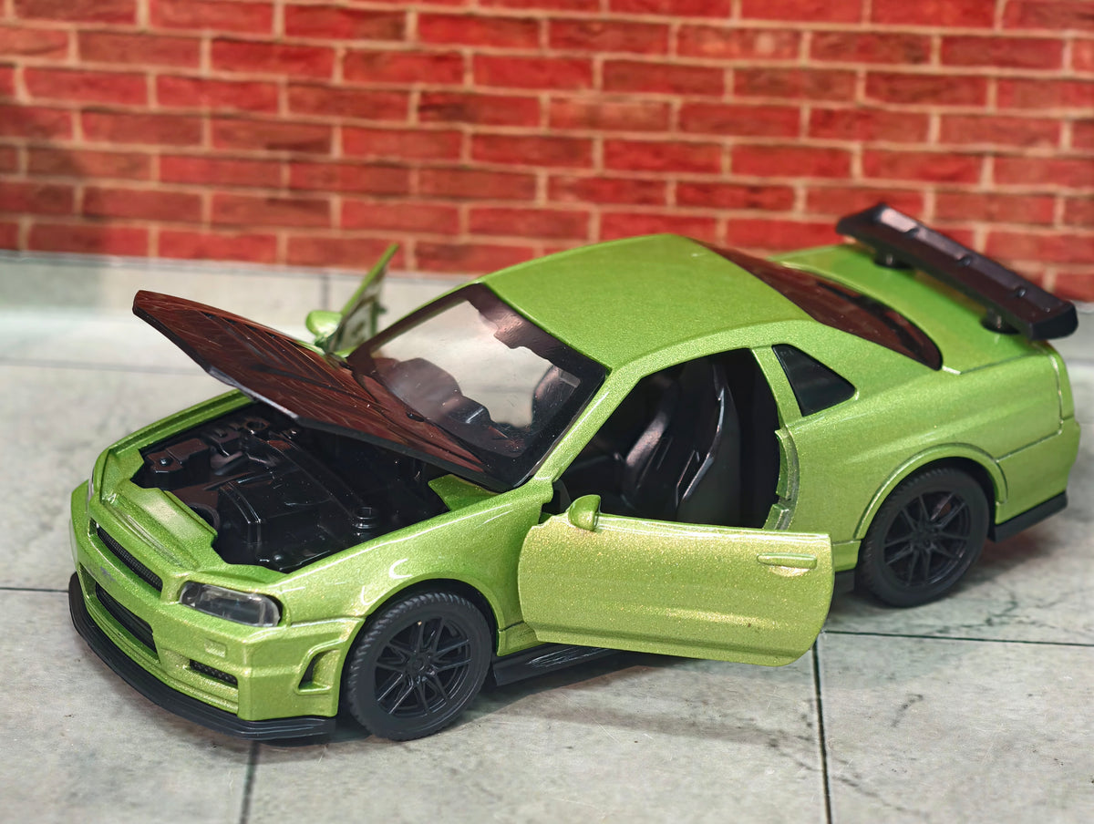 Nissan Skyline R34 1:36 Scale Premium Detailing