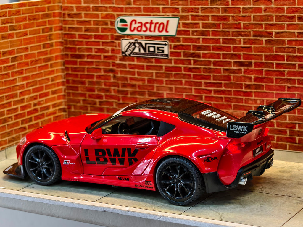 Toyota GR Supra (A90) Liberty Walk (LBWK) widebody kit 1:24 Scale