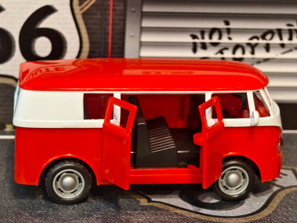 Volkswagen Kombi Van 1:36 Scale with Light and Sound Box Piece
