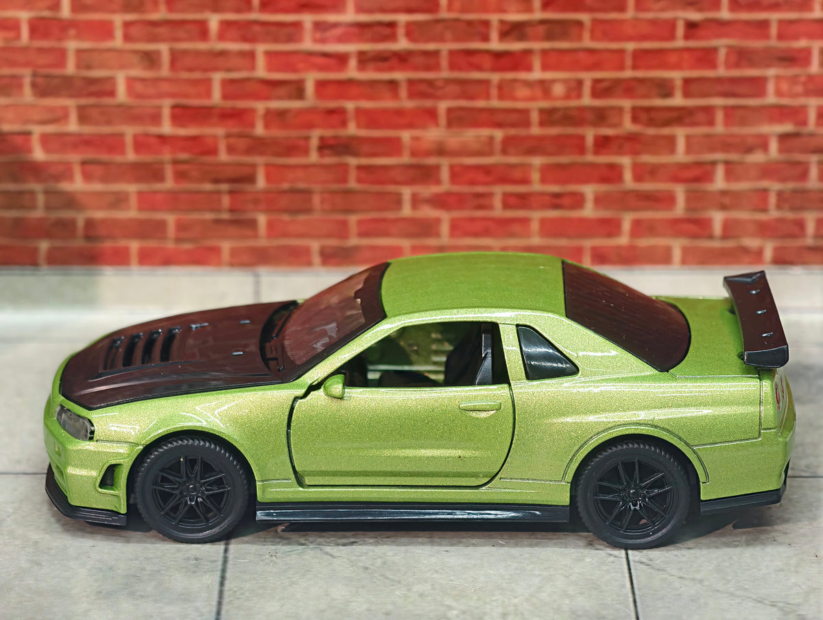 Nissan Skyline R34 1:36 Scale Premium Detailing