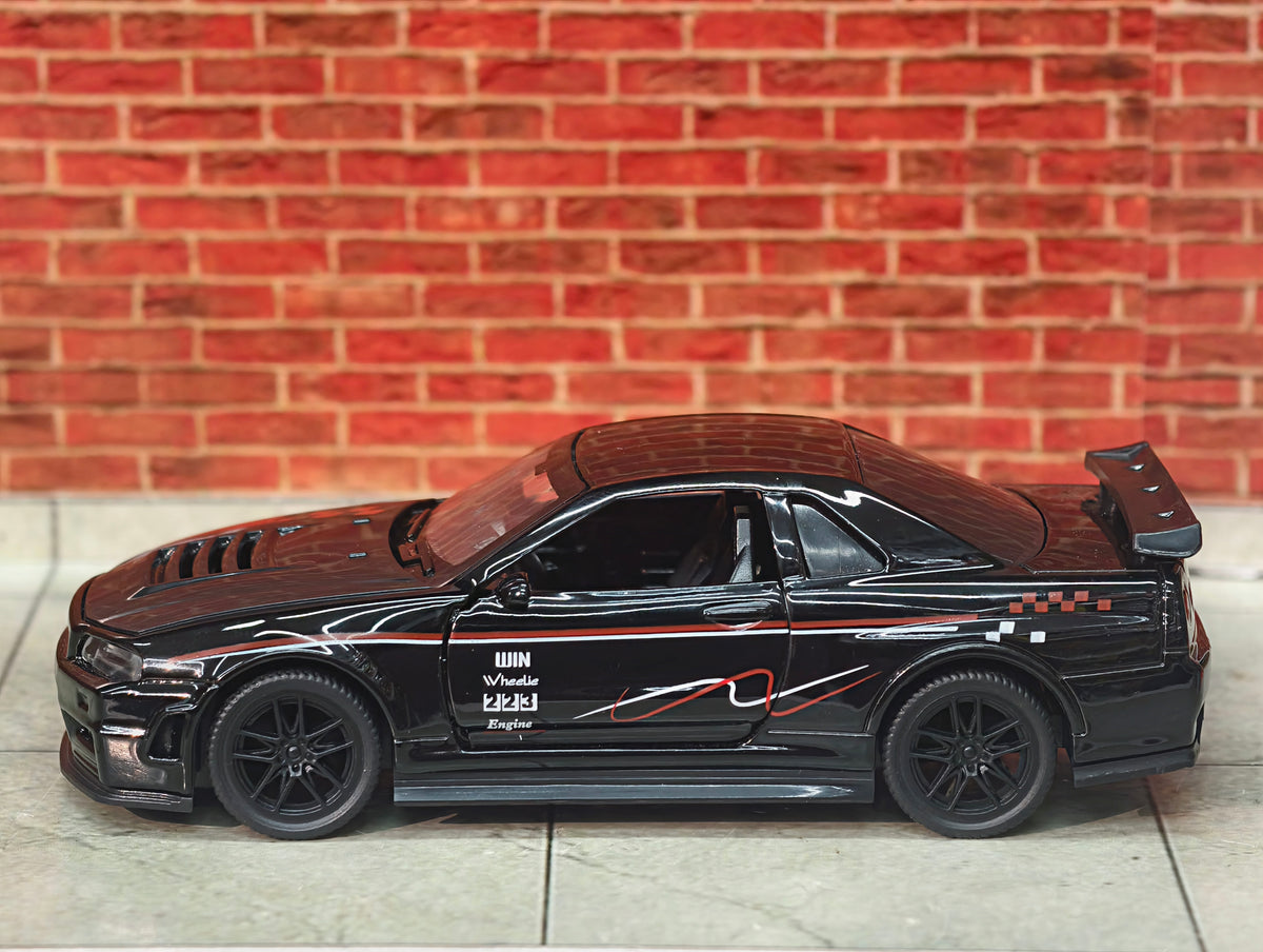 Nissan Skyline R34 1:36 Scale Premium Detailing