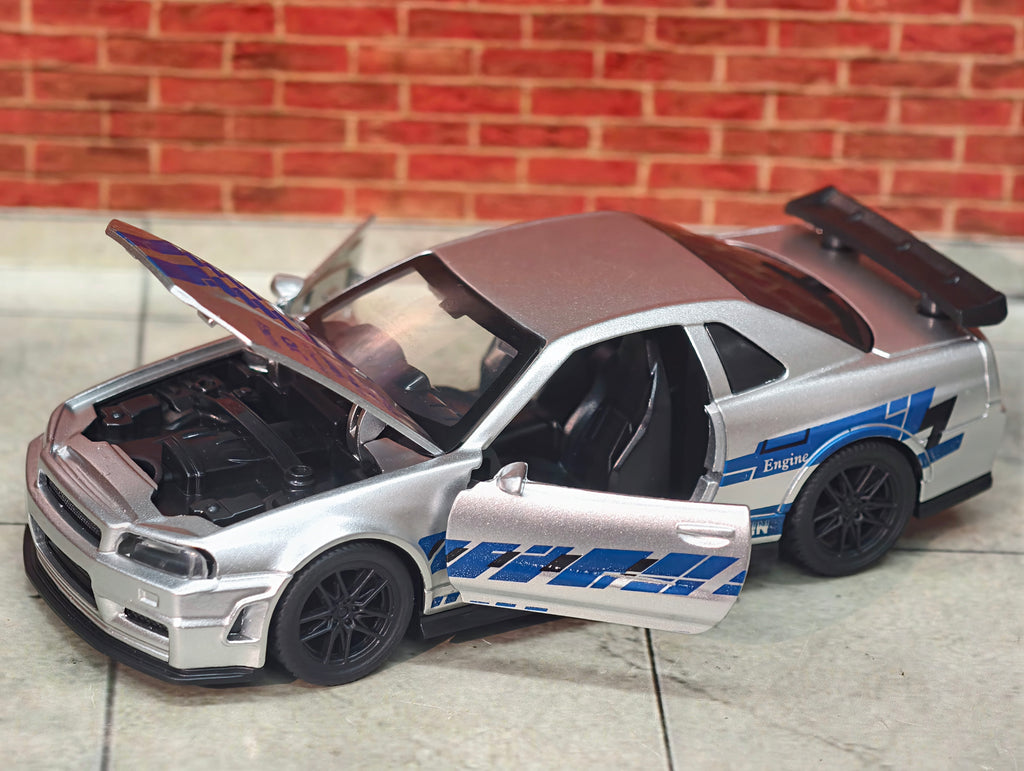 Nissan Skyline R34 1:36 Scale Premium Detailing