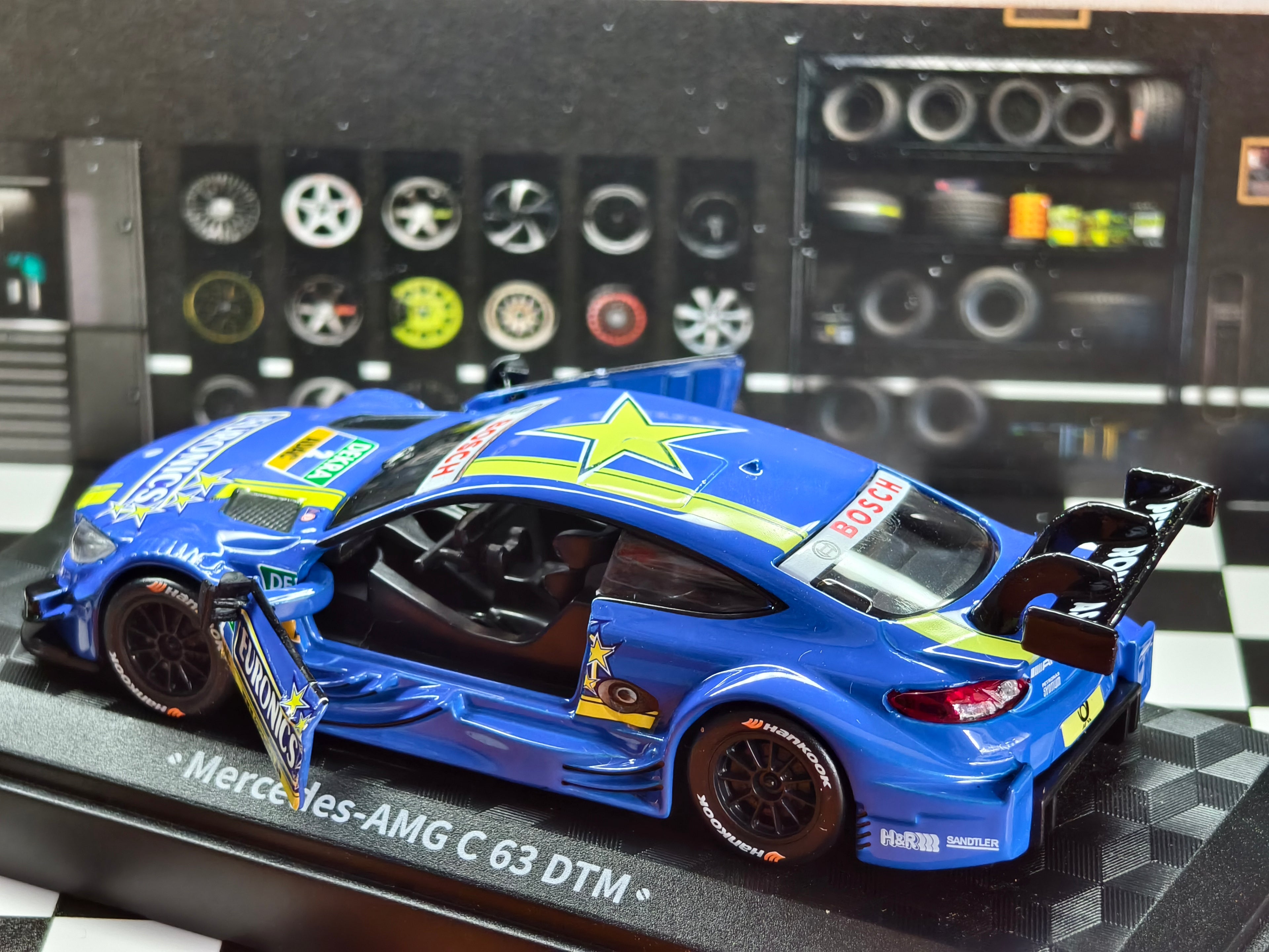 CCA Official Licensed MERCEDES AMG C 63 DTM 1:43 Scale in Acrylic Box
