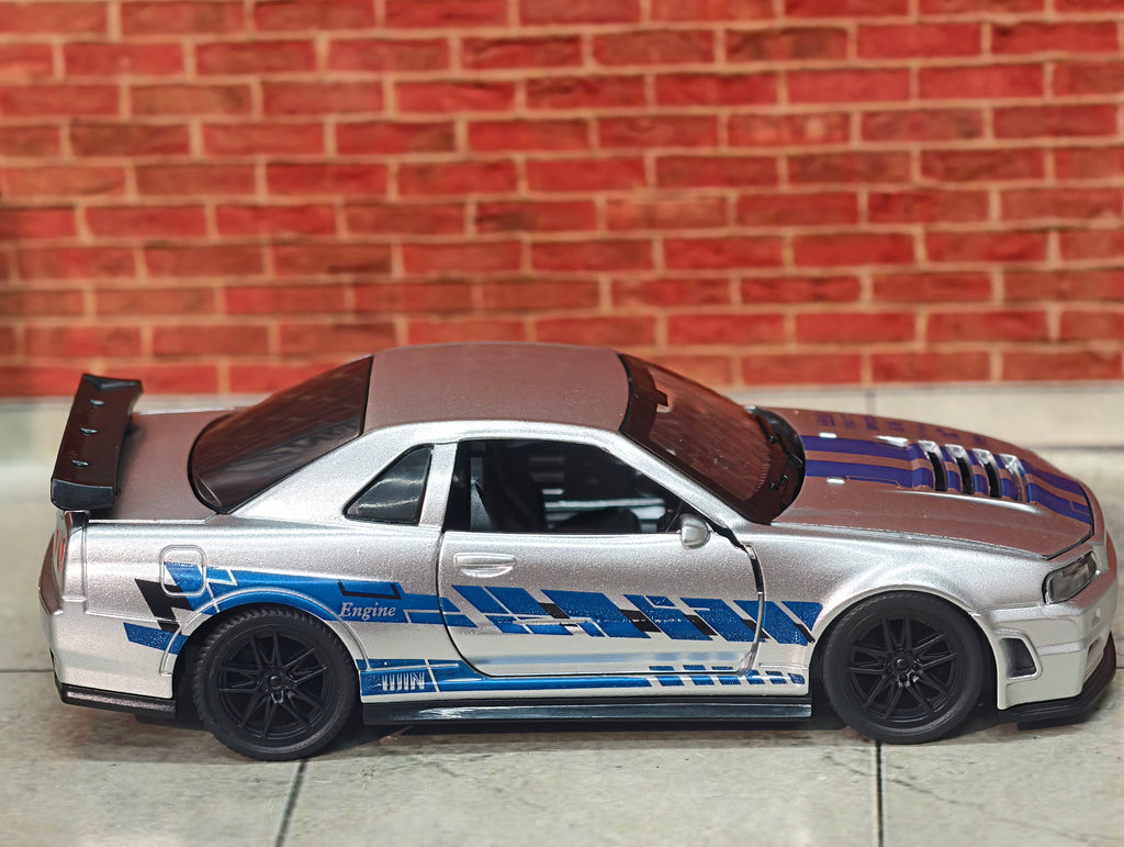 Nissan Skyline R34 1:36 Scale Premium Detailing