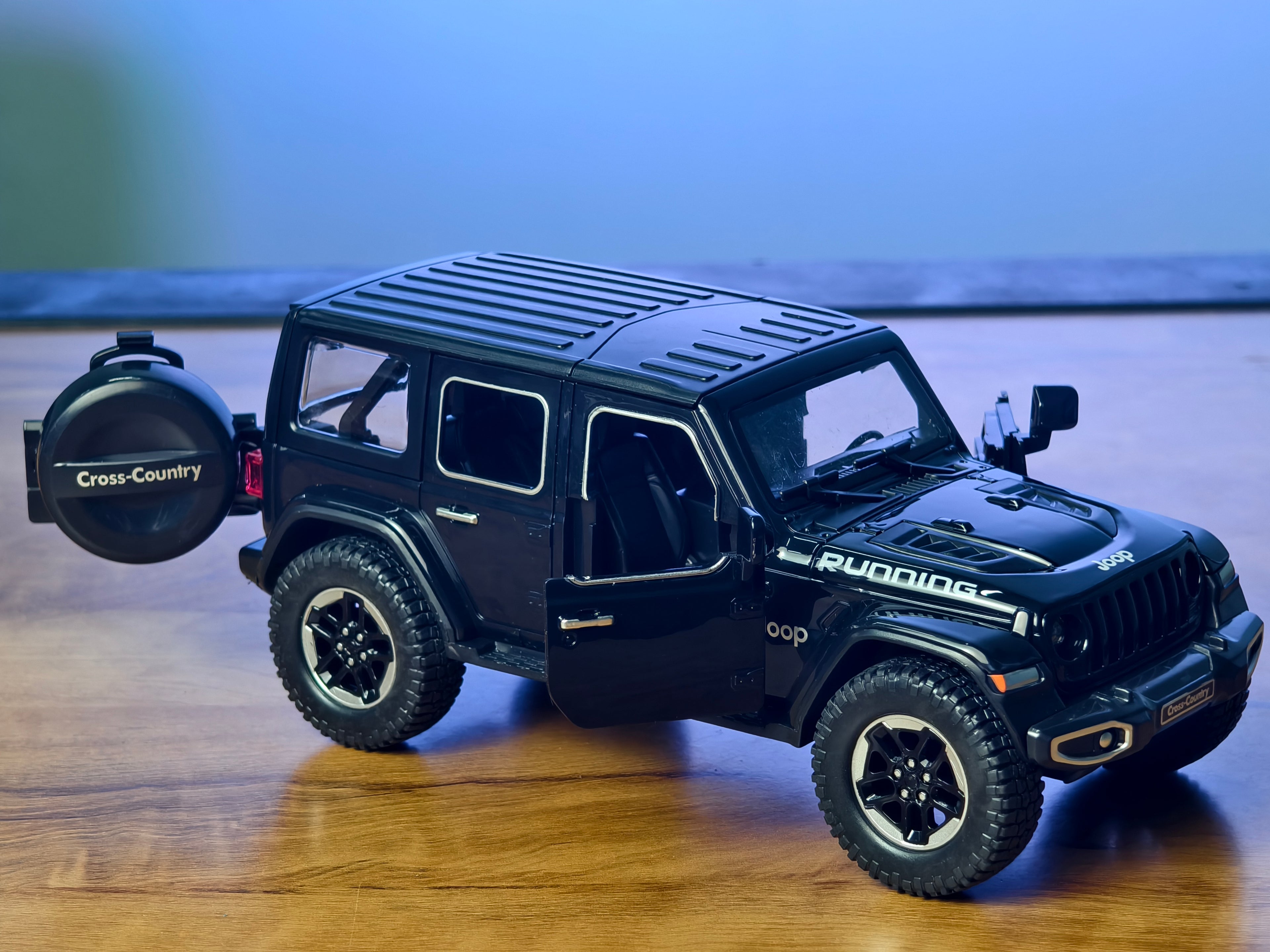 Jeep Wrangler Rubicon 1:24 Scale ABS Material Premium Detailing