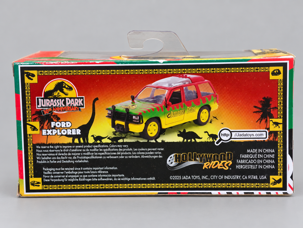 Jada Jurassic Park 30 th Anniversary Ford Explorer Official Licensed 1:32 Scale