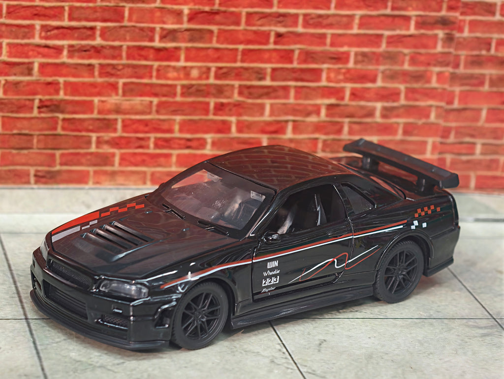 Nissan Skyline R34 1:36 Scale Premium Detailing