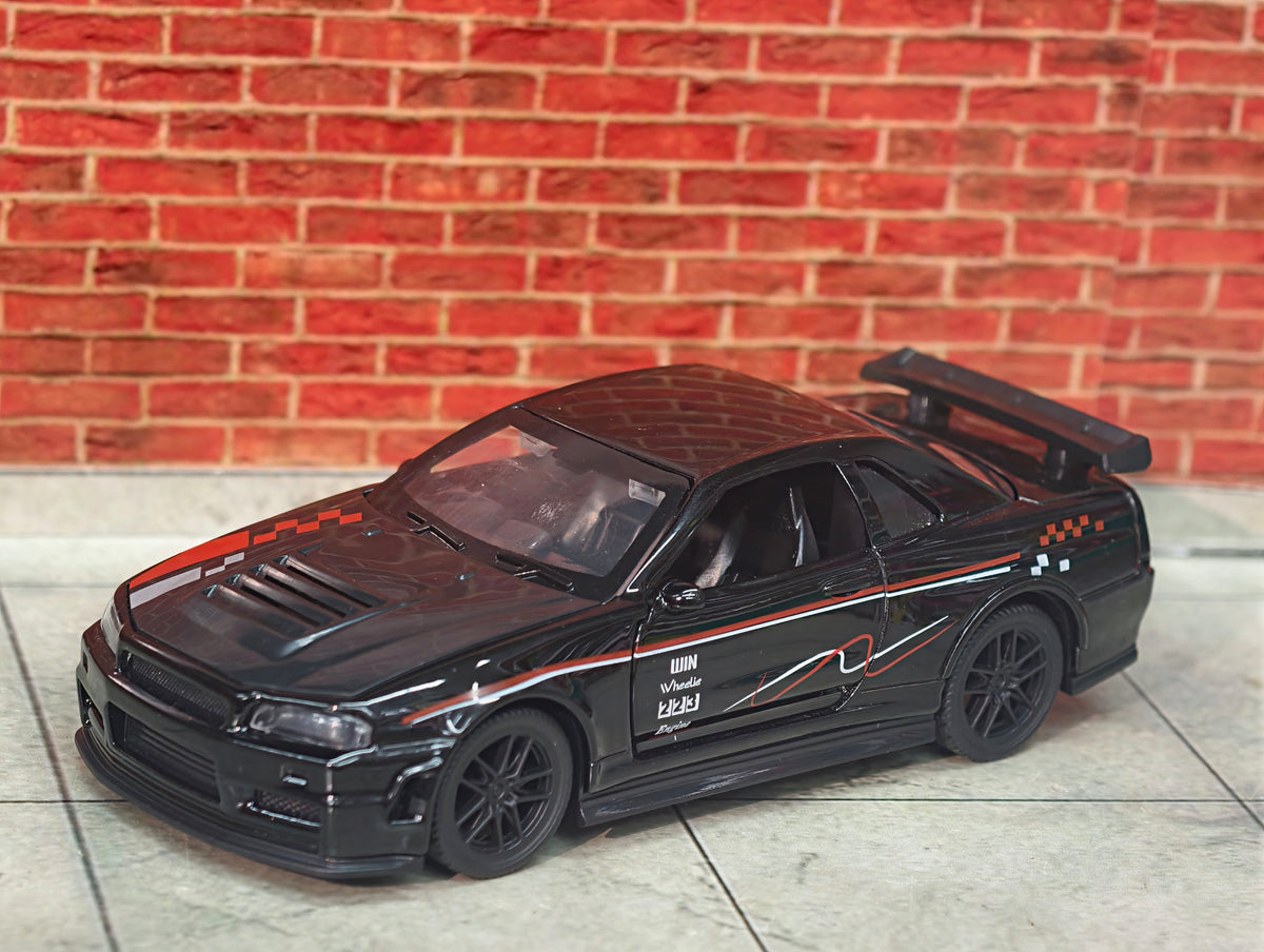 Nissan Skyline R34 1:36 Scale Premium Detailing