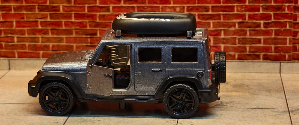Jeep Wrangler Rubicon (Grey) 1:39 Scale Offroad