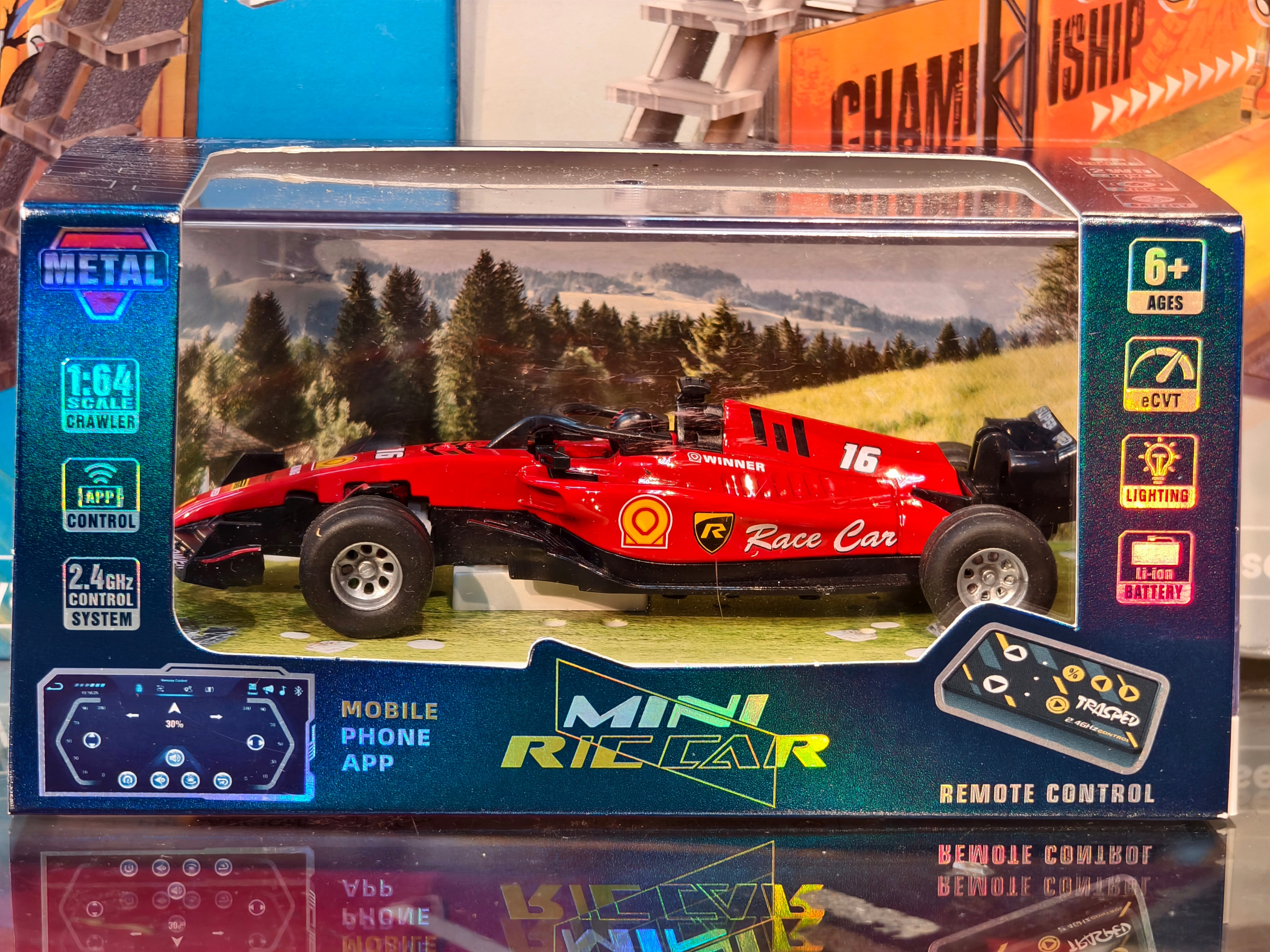 TRASPED Minir RC F1 1:64 Diecast RC Cars