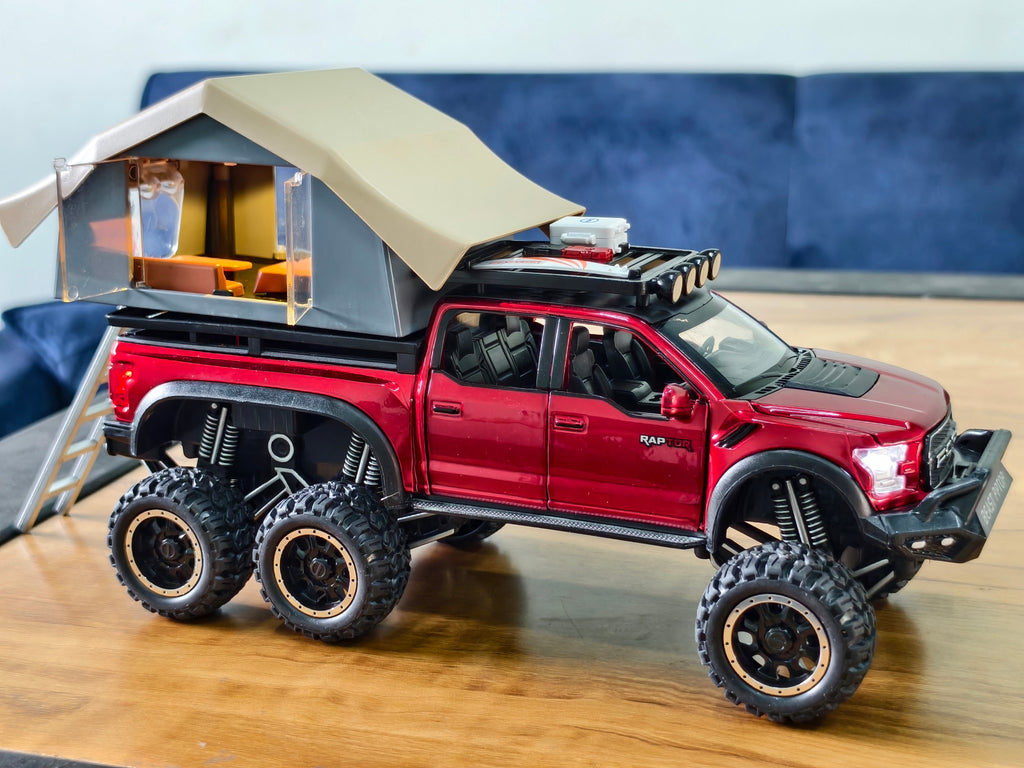 Ford Raptor F-150 Camper 1:24 Scale