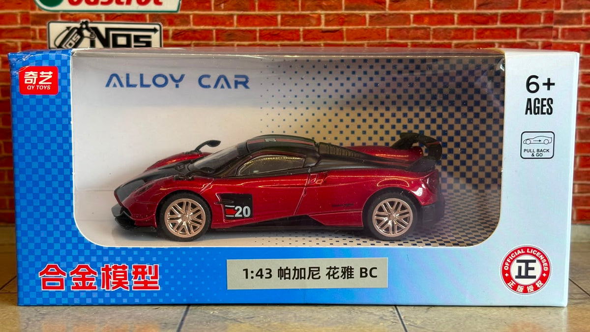 QY Official Licensed Pagani Huayra BC 1:43 Scale Premium Detailing