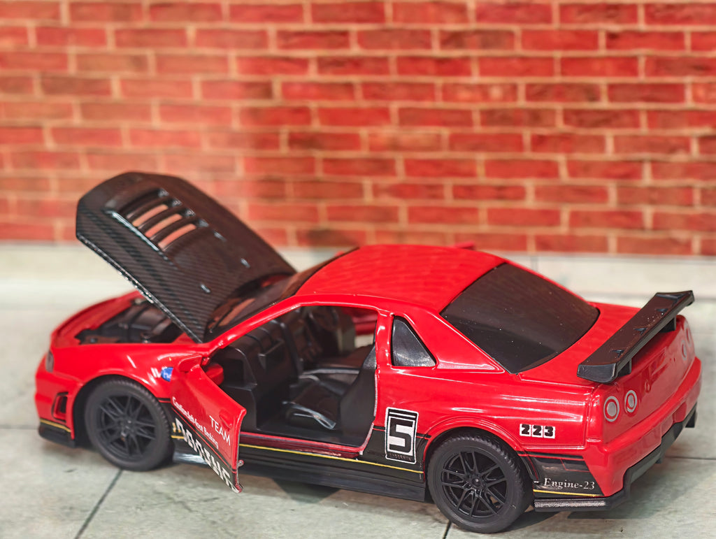 Nissan Skyline R34 1:36 Scale Premium Detailing