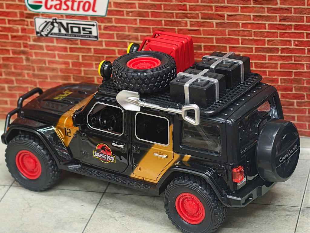 Jeep Wrangler Rubicon Jurassic Park Edition 1:24 Premium Detailing ABS Model