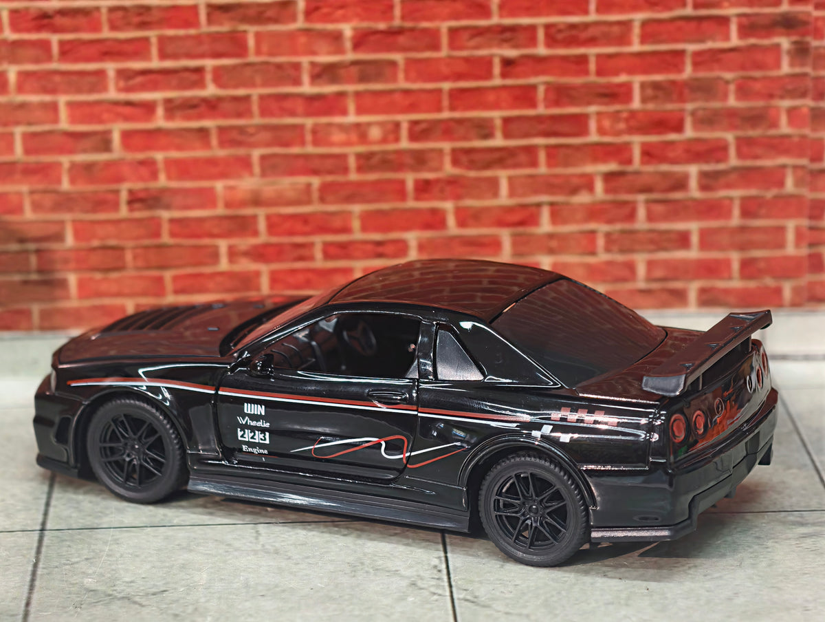 Nissan Skyline R34 1:36 Scale Premium Detailing