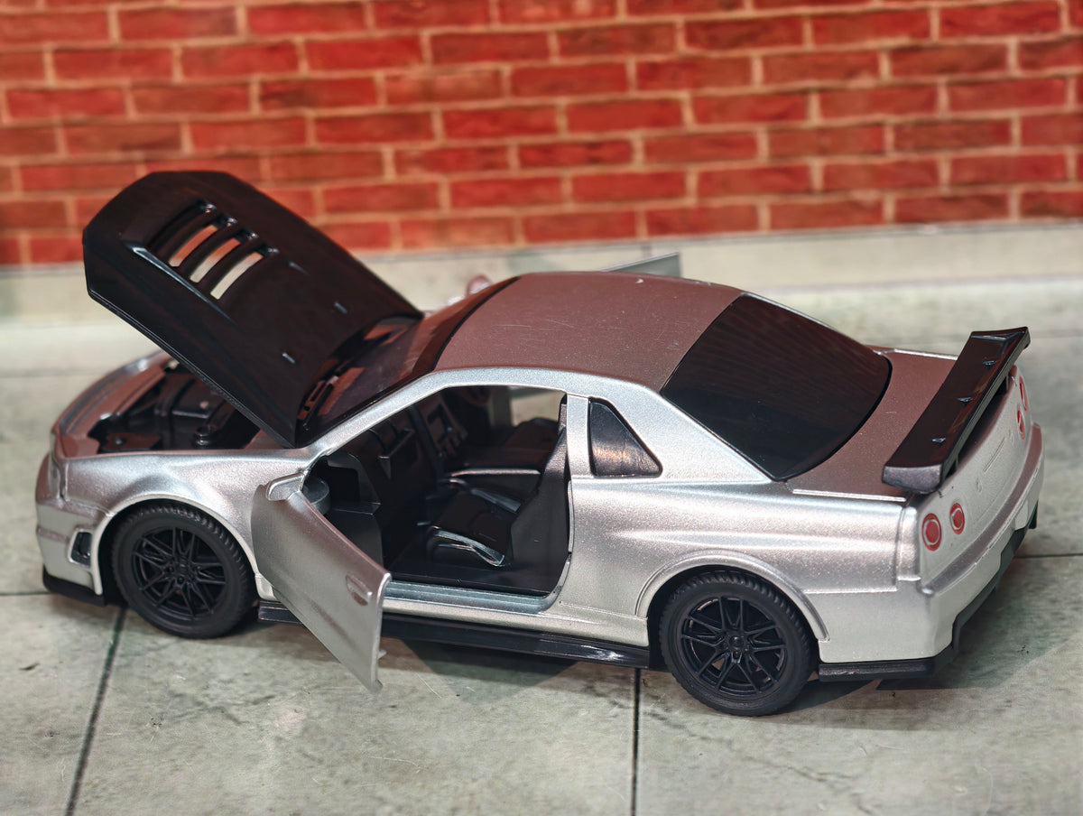 Nissan Skyline R34 1:36 Scale Premium Detailing