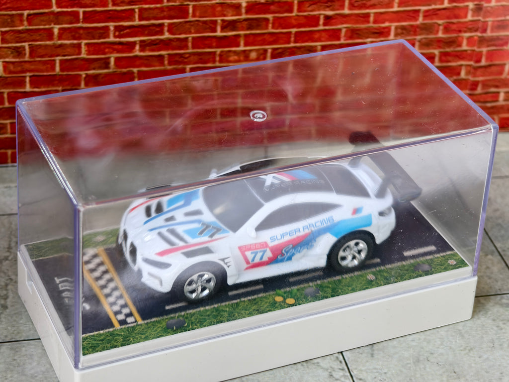 BMW M4 GT3 1:64 Scale Mini RC in Acrylic Box