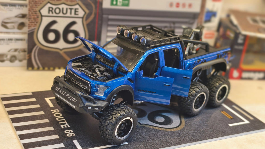 Ford Raptor 1:28 Scale with Detachable Bike