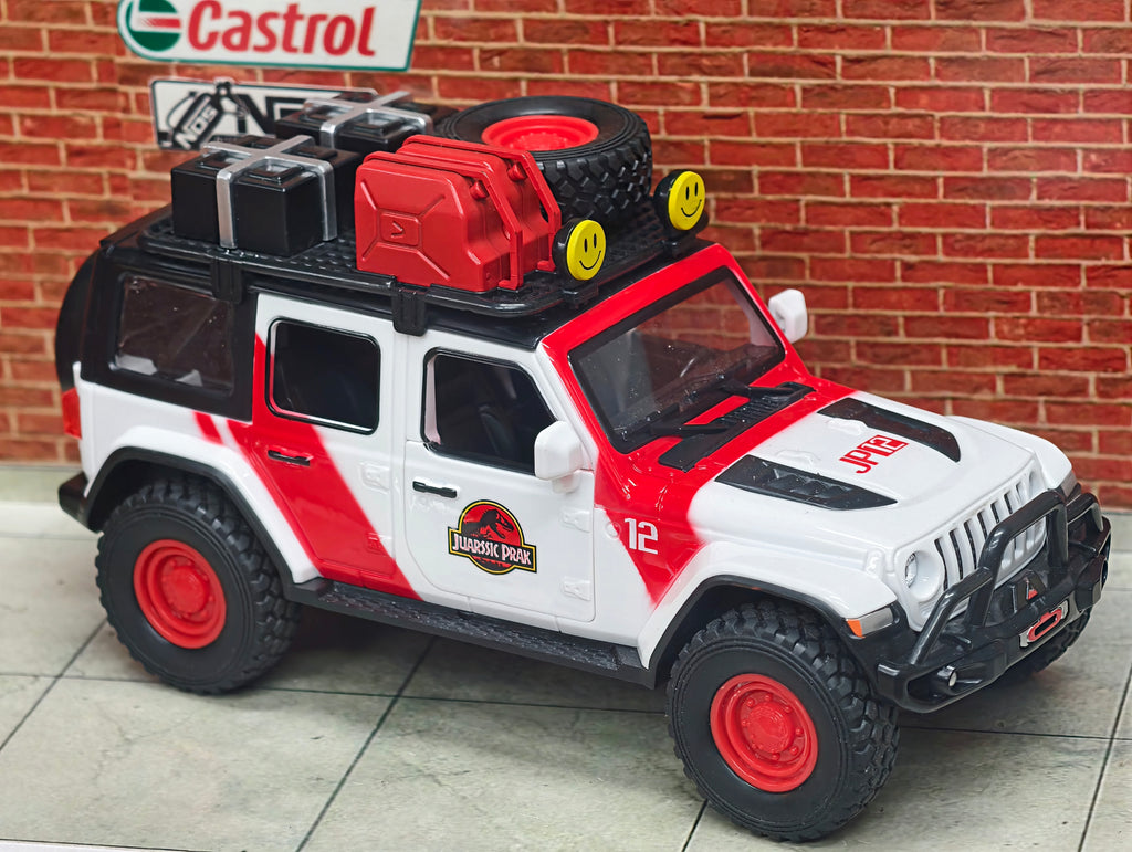 Jeep Wrangler Rubicon Jurassic Park Edition 1:24 Premium Detailing ABS Model