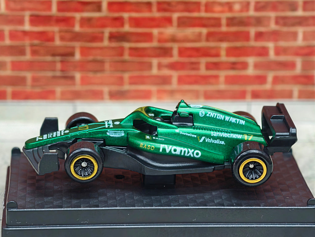 Aston Martin Aramco F1 1:64 Scale in Acrylic Box