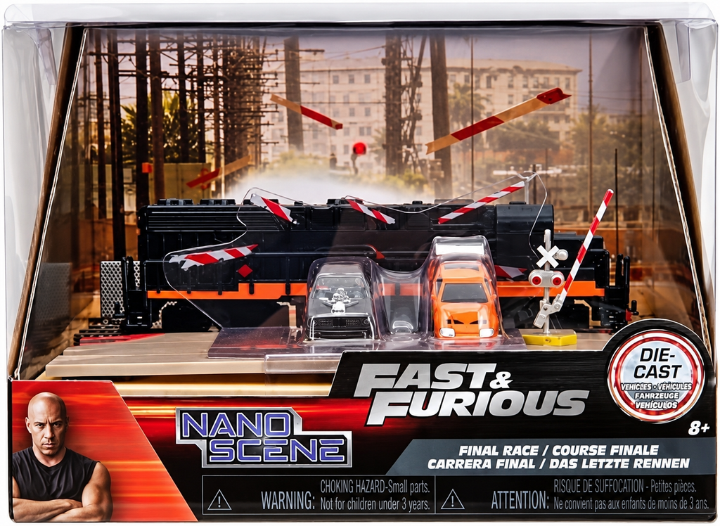 Jada Fast and Furious Official Licensed Final Race Nano Diaroma