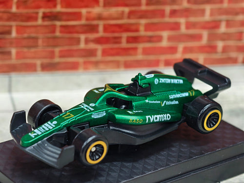 Aston Martin Aramco F1 1:64 Scale in Acrylic Box