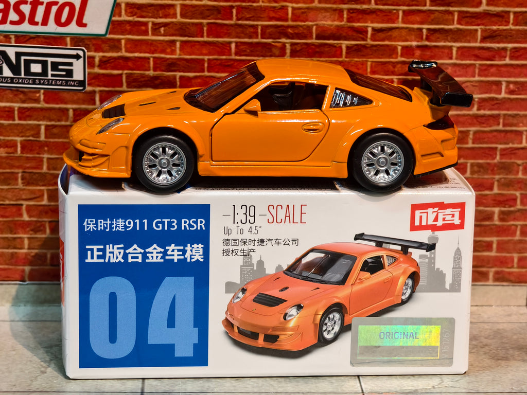 MSZ Official Licensed PORSCHE 911 GT3 RSR 1:39 Scale