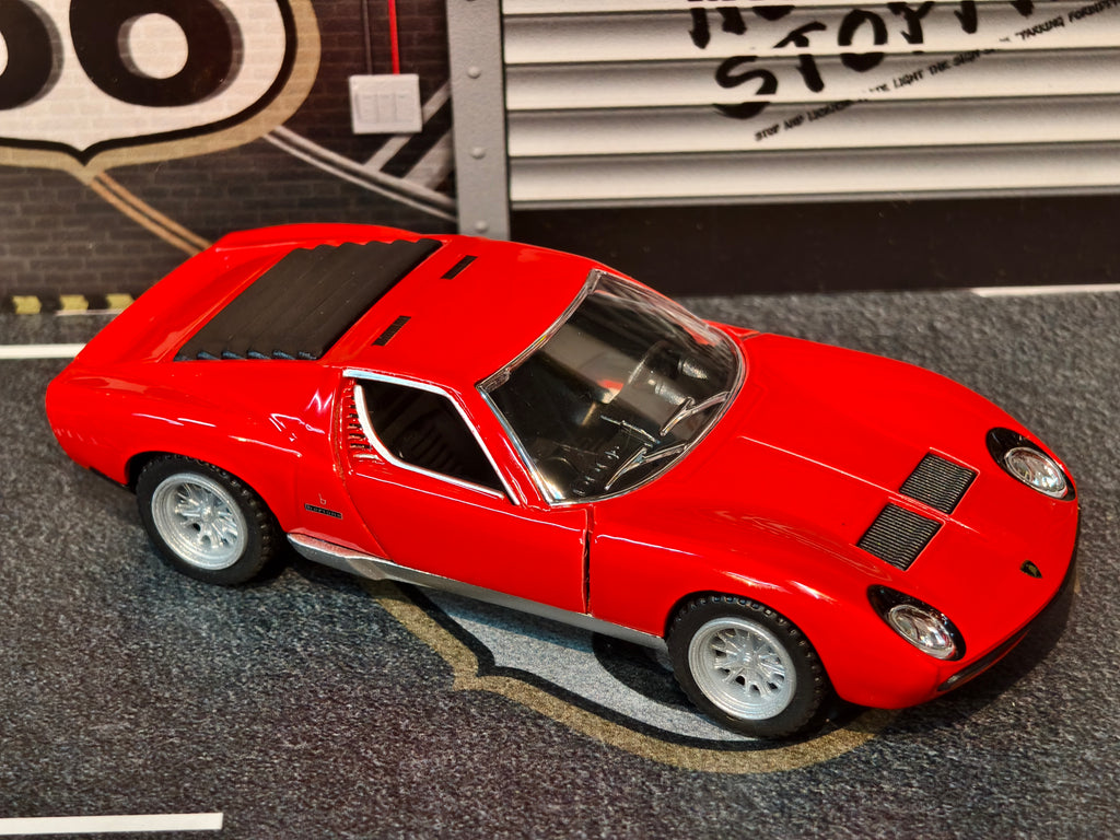 KINSMART OFFICIAL LICENSED 1971 Lamborghini Miura P400 SV KT5390 1:34 Scale