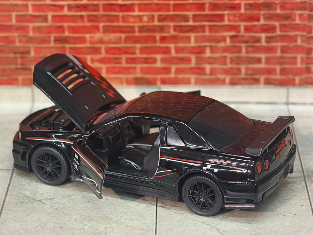 Nissan Skyline R34 1:36 Scale Premium Detailing